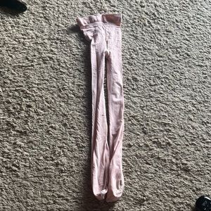 1x pink ballet tights